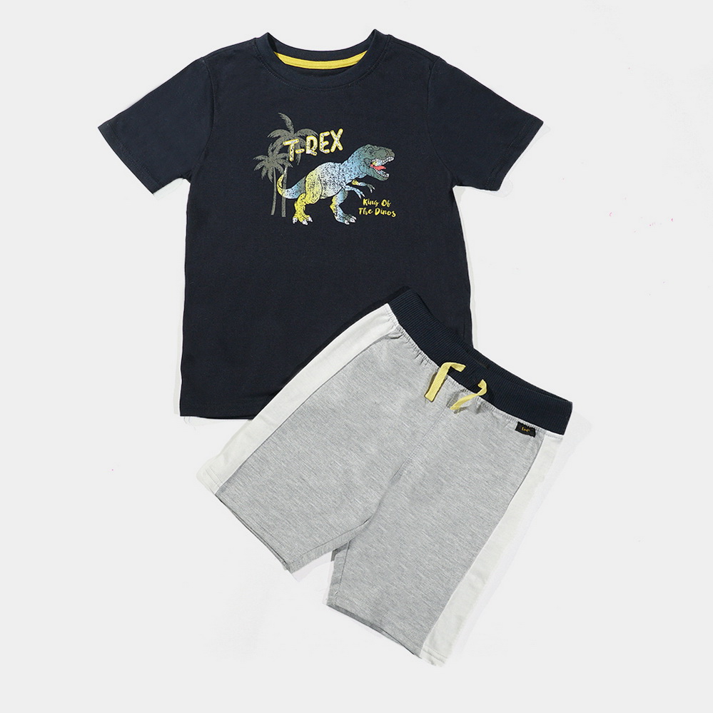 Multi 2 Pice Set Infant / Boys Navy Blue