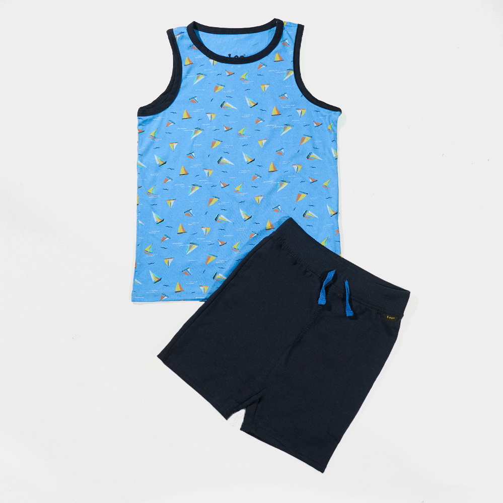 Multi 2 Pice Set Infants | Boys Blue