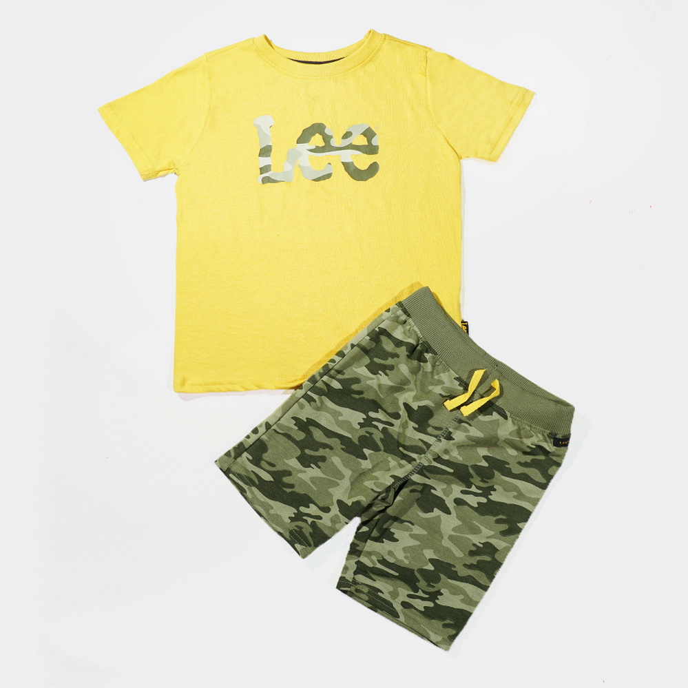Multi 2 Pice Set Infants|Boys Yellow
