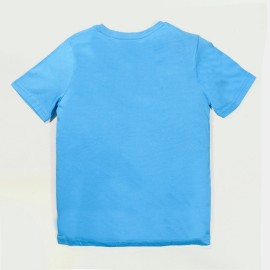 Dino Zone Boys Sky Blue T-Shirts