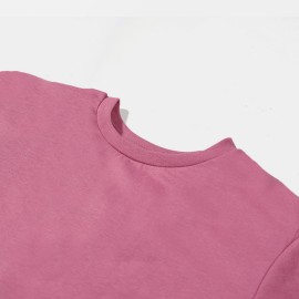 Epic Vibes Boys Light Pink T-Shirts