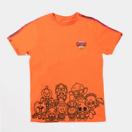 Brawl Stars Mens Orange T-Shirts
