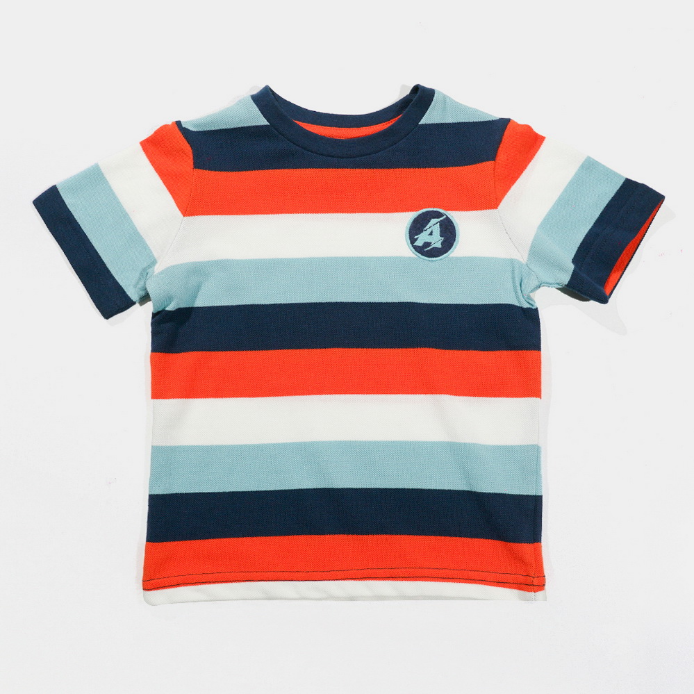 A Logo Boys Multi Color T-Shirts