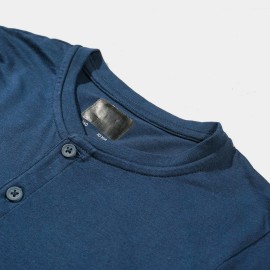 Plain Boys Navy Blue T-Shirts