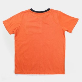 Front Pocket Boys Orange T-Shirts
