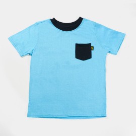 Front Pocket Boys Light Blue T-Shirts