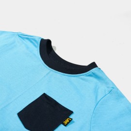 Front Pocket Boys Light Blue T-Shirts
