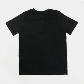 Front Pocket Boys Black T-Shirts