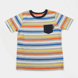 Front Pocket Boys Multi Color T-Shirts