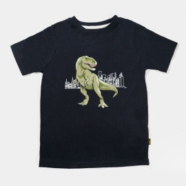 Dino Boys Navy Blue T-Shirts