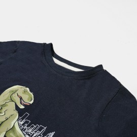 Dino Boys Navy Blue T-Shirts