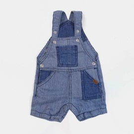 Tedybear Infants  Blue & White Dungarees