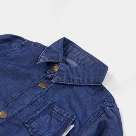 Bear Denim Infants Blue & White 2 Piece Set