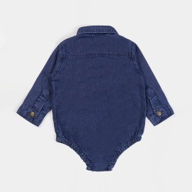 Bear Denim Infants Blue & White 2 Piece Set