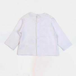 Bear Infants Blue & White Dungarees