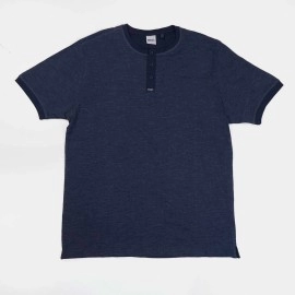 Henley Mens navy blue T-Shirts