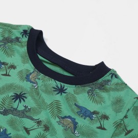 Dino Boys Green T-Shirts