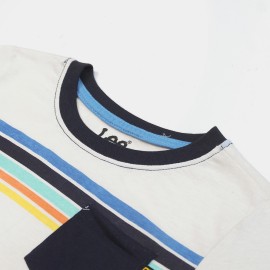 Front Pocket Boys White T-Shirts