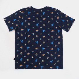 Dino Boys Navy Blue T-Shirts