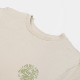 Epic Vibes Boys Off White T-Shirts