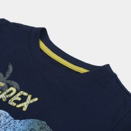 Dino Boys Black T-Shirts