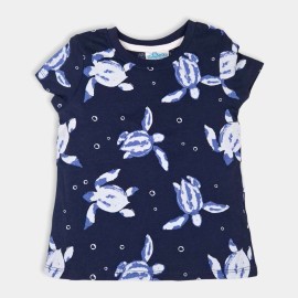 Turtle-infants-Navy-Blue-T-Shirts