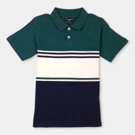 Polo-Boys-Green-Multi-Color-T-Shirts