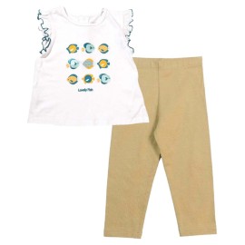 2-Pice-Set-Infants-White-Light-Brown