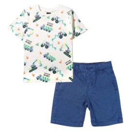 2-Pice-Set-infants-Boys-White|Blue