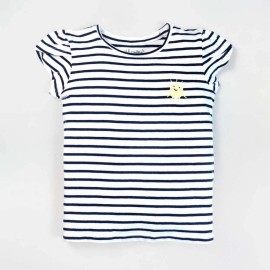 Summer Girls Blue & White Lining T-Shirts