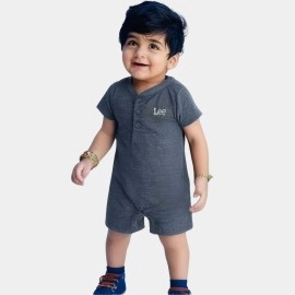 Smart Infants Dark Gray Rompers and Body suits