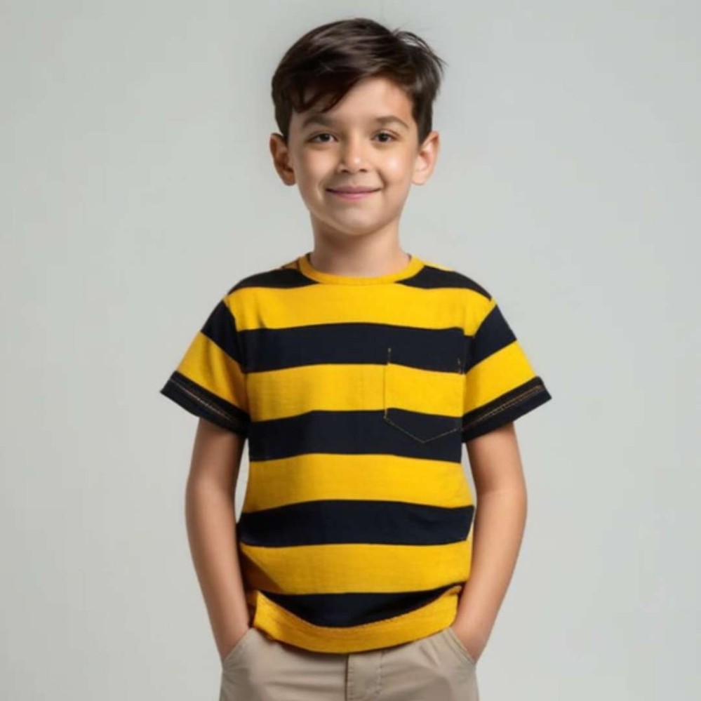 Front-Pocket-Boys-Yellow-T-Shirts Front-Pocket-Boys-Yellow-T-Shirts