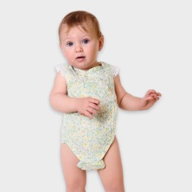 Happy Always Infants Light Green Rompers and Body suits