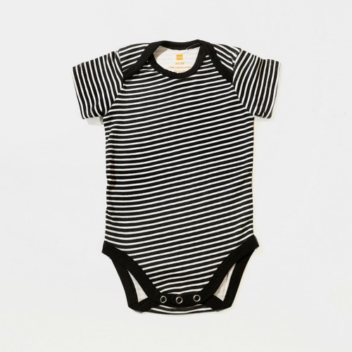Infants-Black-|White-Lining-Rompers