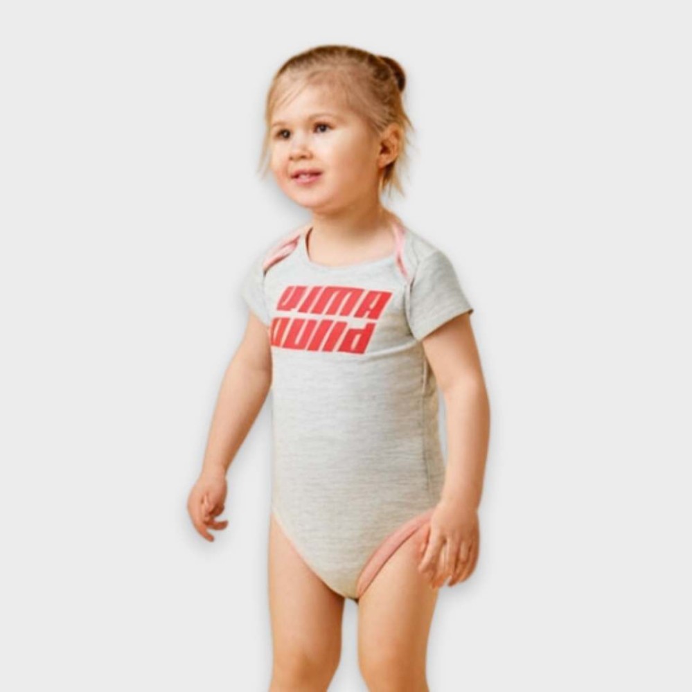 Pink-Infants-Gray-Rompers Pink-Infants-Gray-Rompers