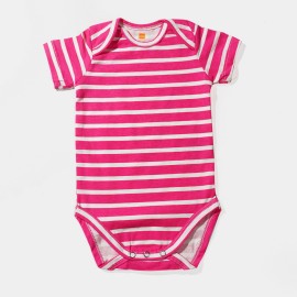 Infants-Pink-White-Rompers