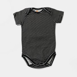 Infants-Black-White-Lining-Rompers
