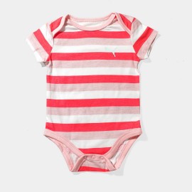 Infants-Red-Pink-Lining-Rompers