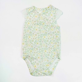 Happy Always Infants Light Green Rompers and Body suits