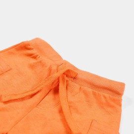 3 Pockets Infants & Boys Orange Shorts
