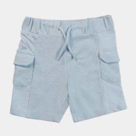 2 Pockets Infants & Boys Ice Blue Shorts