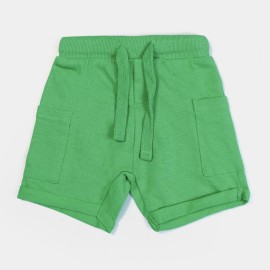 2 Pockets Infants & Boys Perot Green Shorts