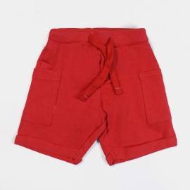 3 Pockets Infants & Boys Red Shorts