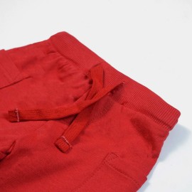 3 Pockets Infants & Boys Red Shorts