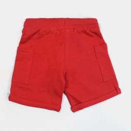 3 Pockets Infants & Boys Red Shorts