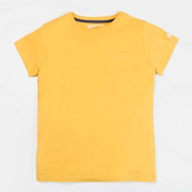 Plain Pocket Boys yellow T-Shirts