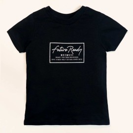 Future Ready Boys Black T-Shirts