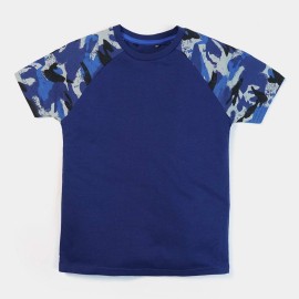 Camo Boys Blue T-Shirts