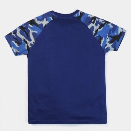 Camo Boys Blue T-Shirts