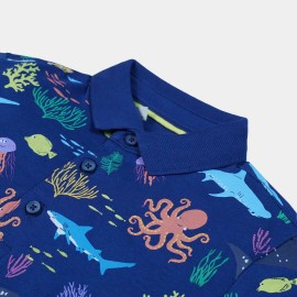 Polo Sea World Boys Blue T-Shirts